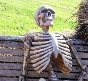 skeleton waiting for loan